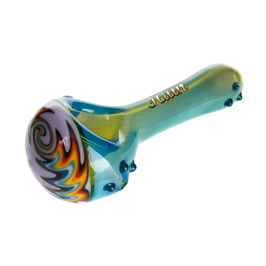 Colourful Spiral Tobacco Pipe 10cm