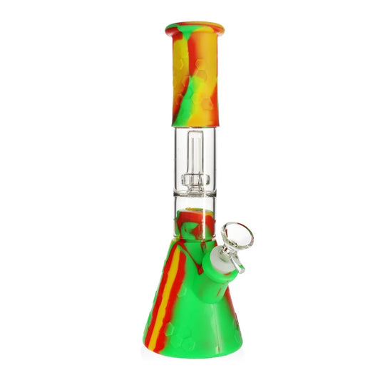 Silicone UFO Perc Tobacco Water Pipe 28cm
