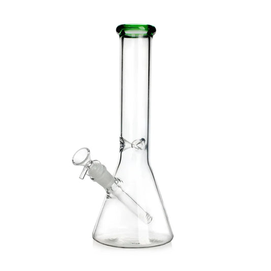 Coloured Ring Glass Tobacco Water Pipe 31cm