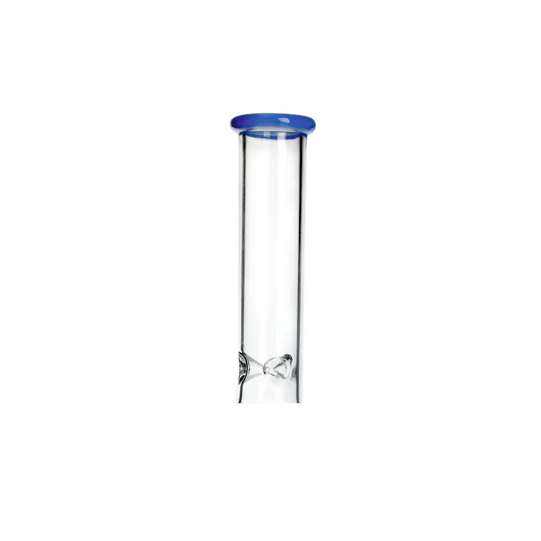 Coloured Ring Glass Tobacco Water Pipe 31cm