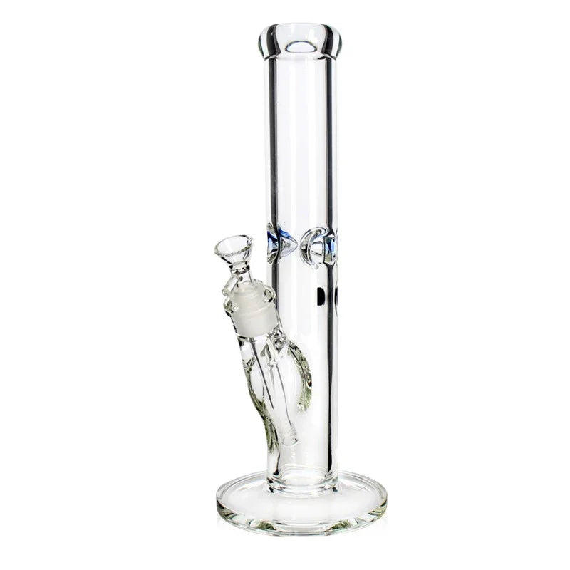 Glass Straight Tobacco Water Pipe 35cm