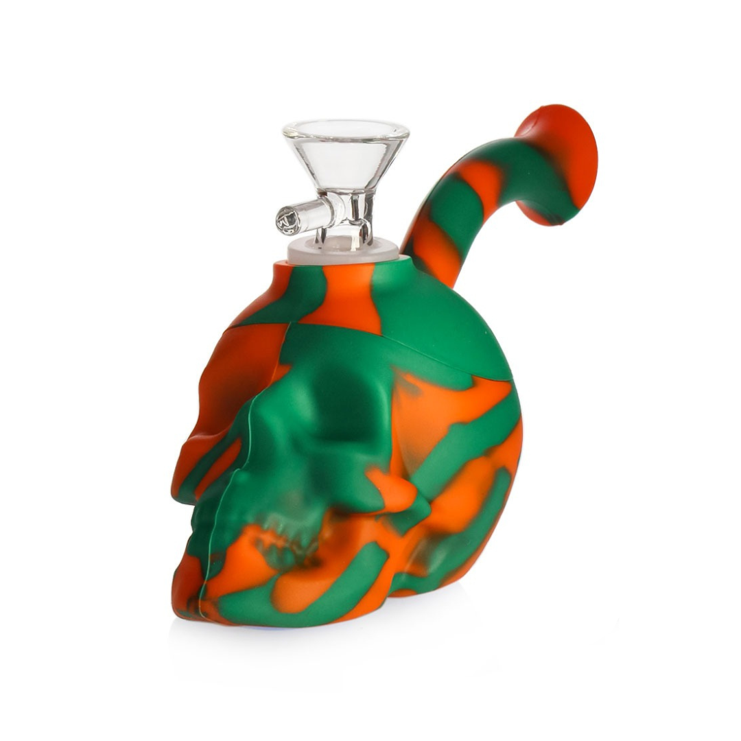 Cheap Silicone Skull Water Pipe 11cm Australia