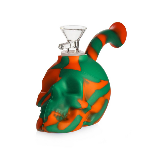 Cheap Silicone Skull Water Pipe 11cm Australia