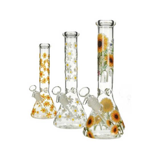 Cheap Sun Flower Water Pipe 25cm Australia