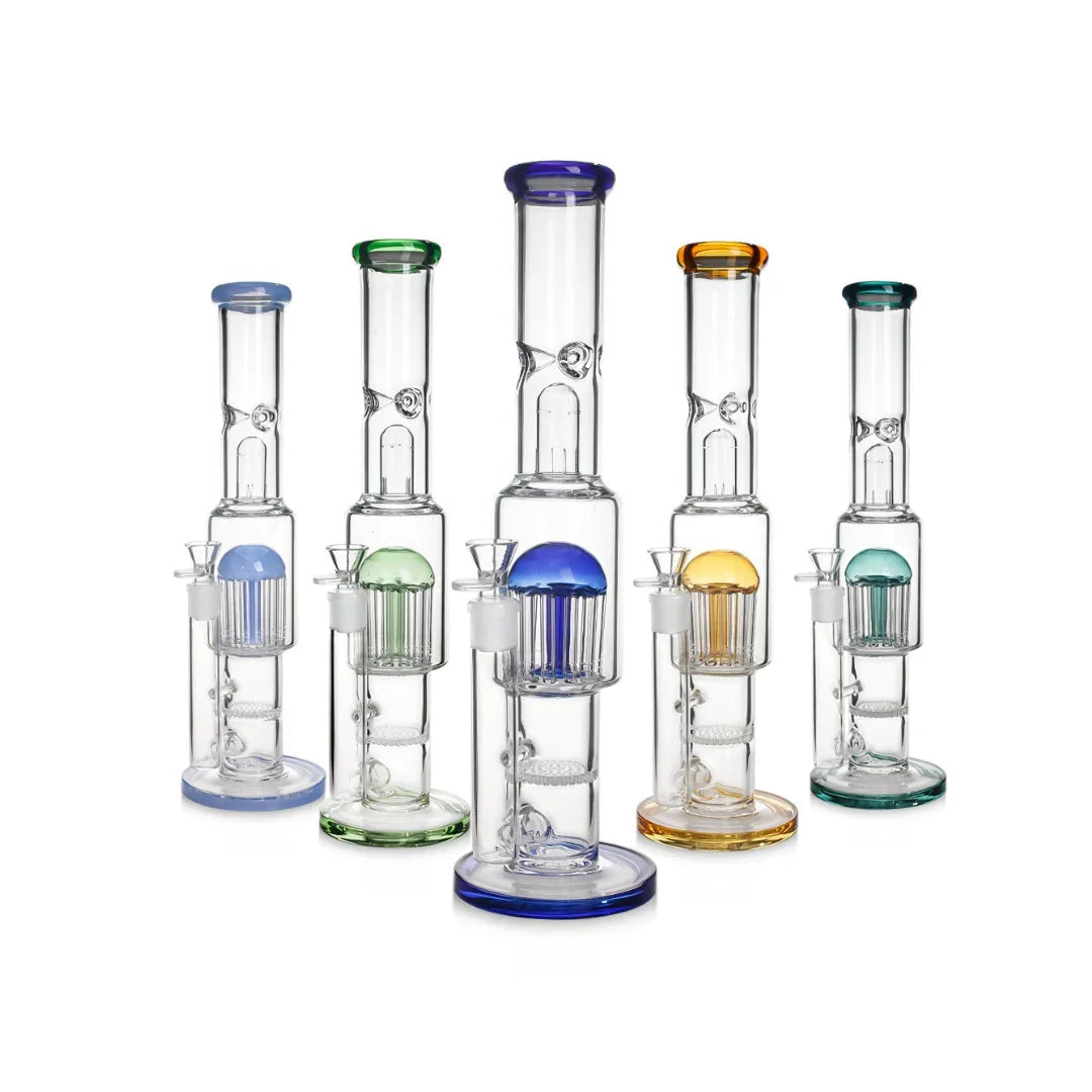 Tree Perc & Honey Comb Tobacco Water Pipe 41cm