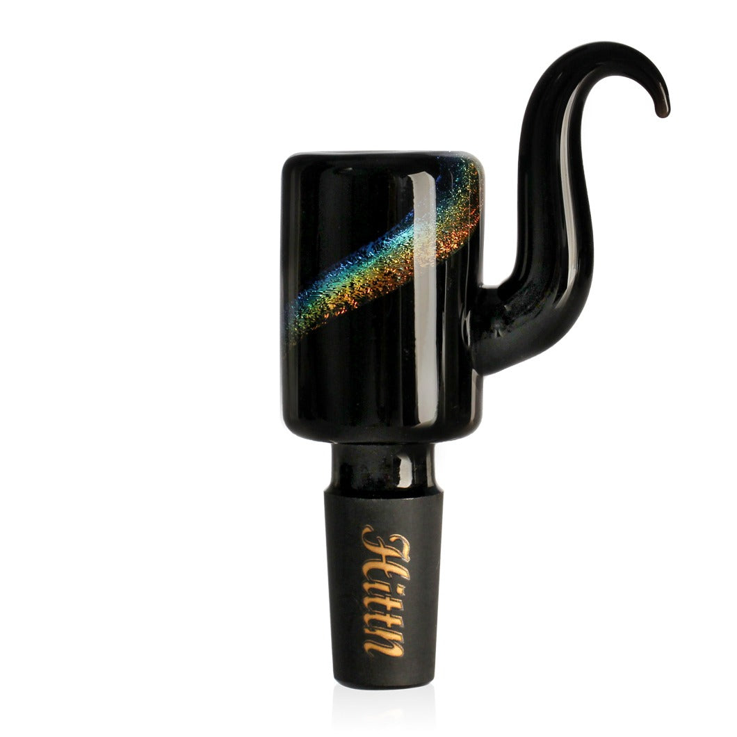 Pearlescent Black Cone Piece 14mm