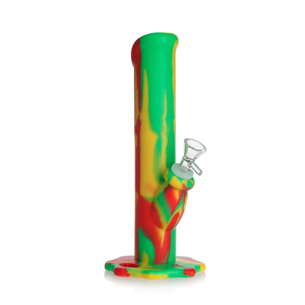 Silicone Straight Tobacco Water Pipe 26cm