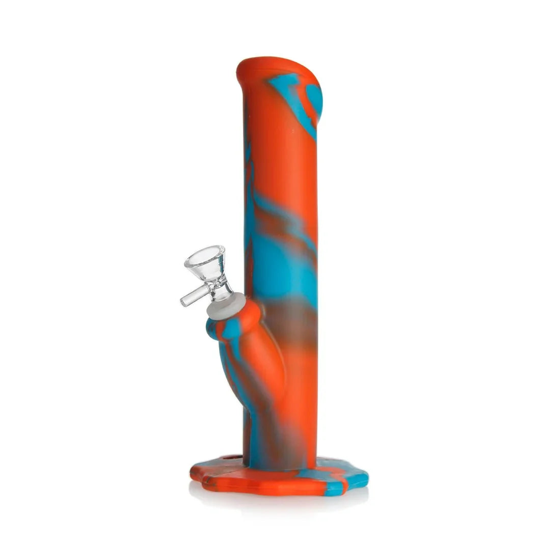 Silicone Straight Tobacco Water Pipe 26cm