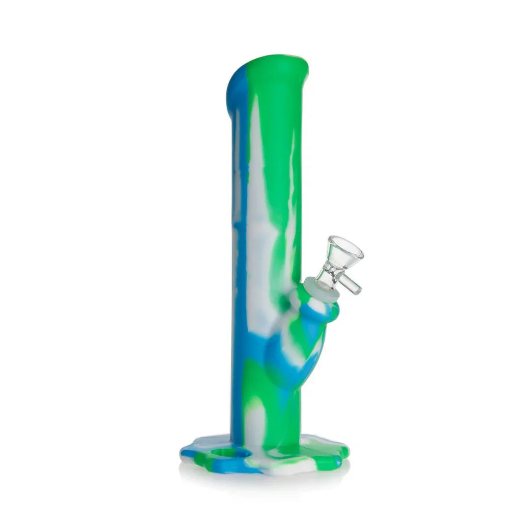 Silicone Straight Tobacco Water Pipe 26cm