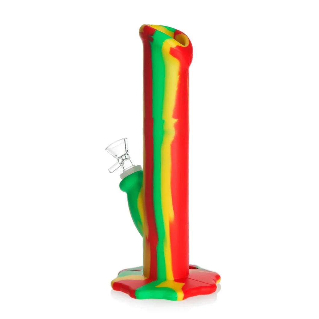 Silicone Straight Tobacco Water Pipe 26cm