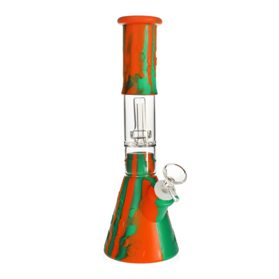 Silicone UFO Perc Tobacco Water Pipe 28cm