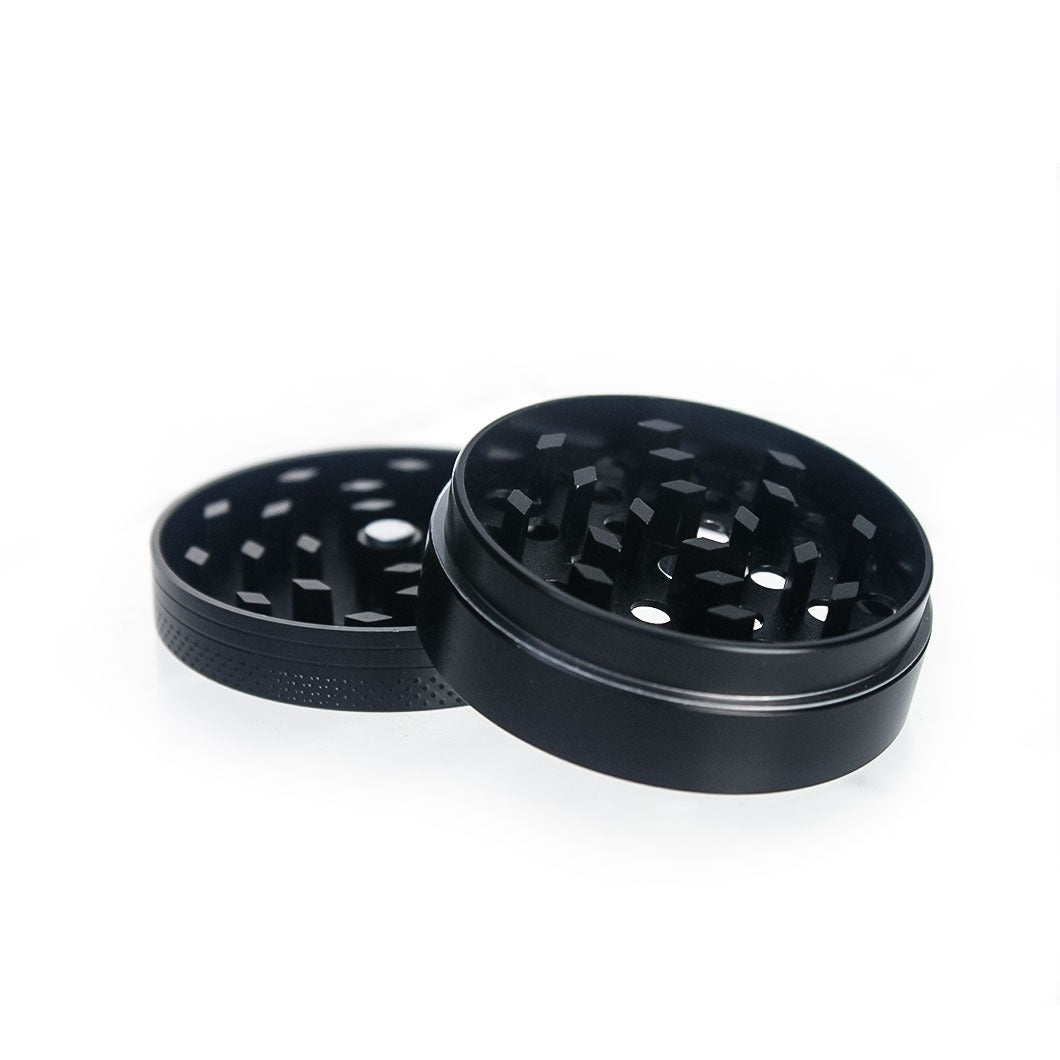 4 Layer Metal Tobacco Grinder Black